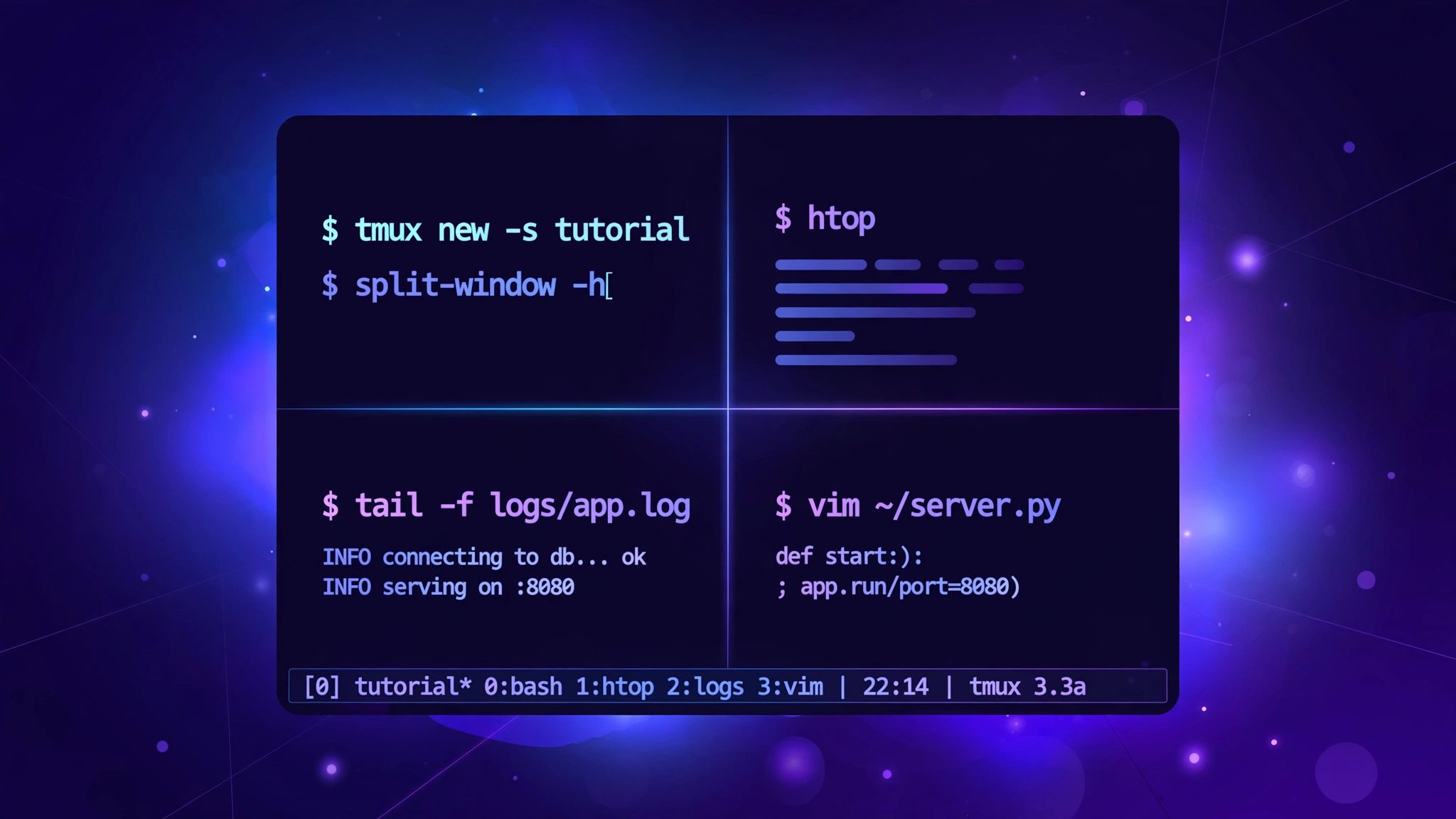 How to Install and Use tmux on Ubuntu (Cheat Sheet Included)